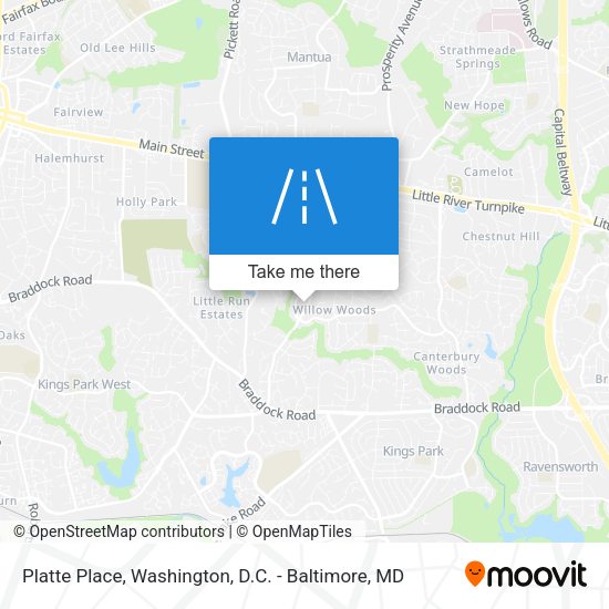 Platte Place map