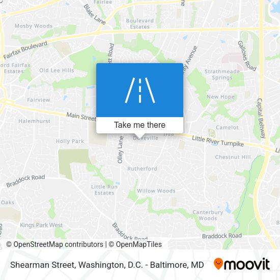 Shearman Street map