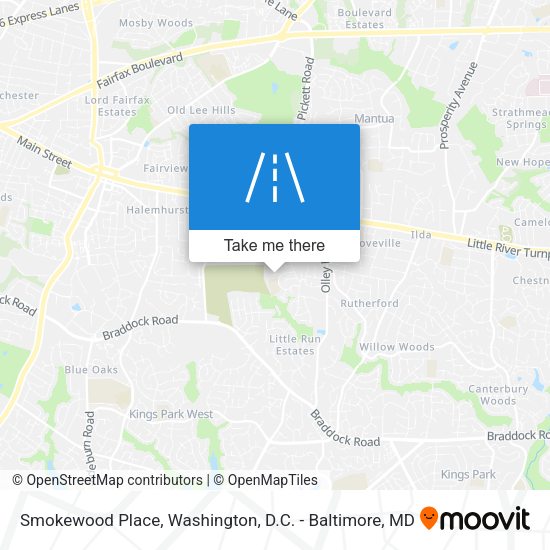 Mapa de Smokewood Place