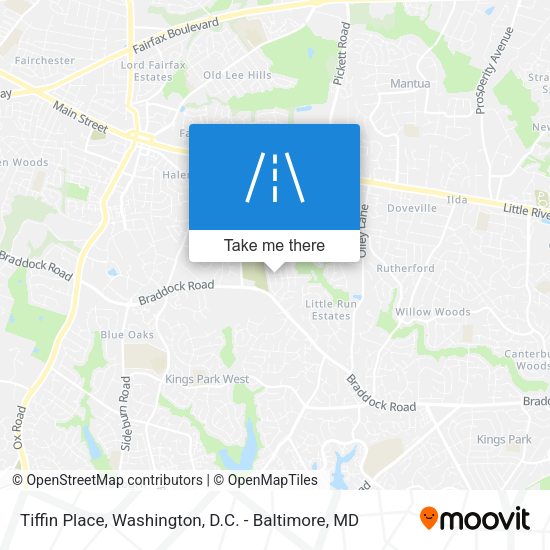 Mapa de Tiffin Place