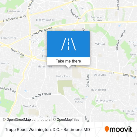 Mapa de Trapp Road