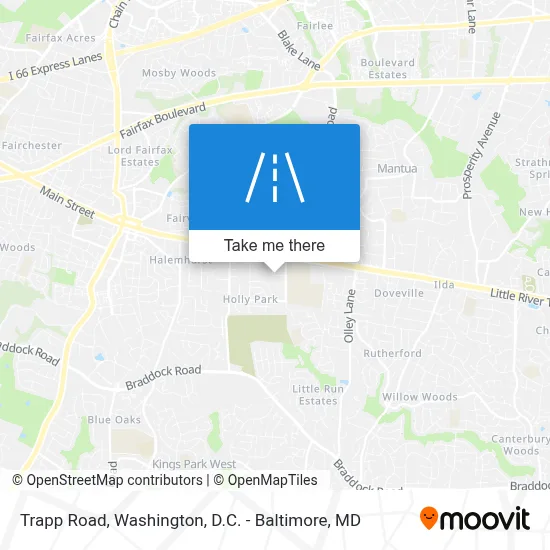 Trapp Road map