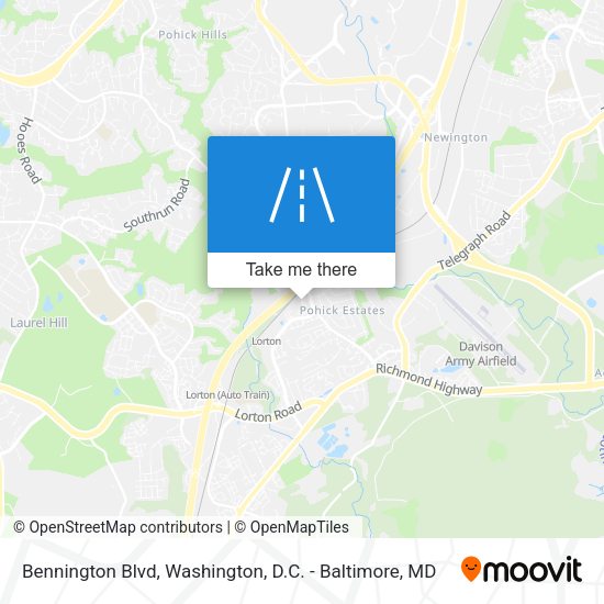 Bennington Blvd map
