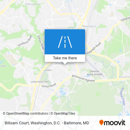 Billsam Court map