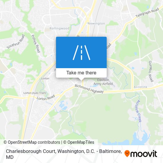 Mapa de Charlesborough Court
