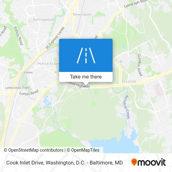 Cook Inlet Drive map