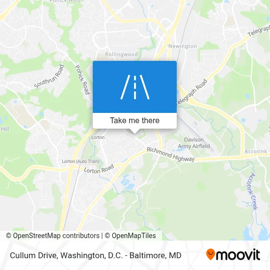 Cullum Drive map