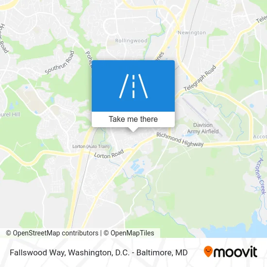 Fallswood Way map