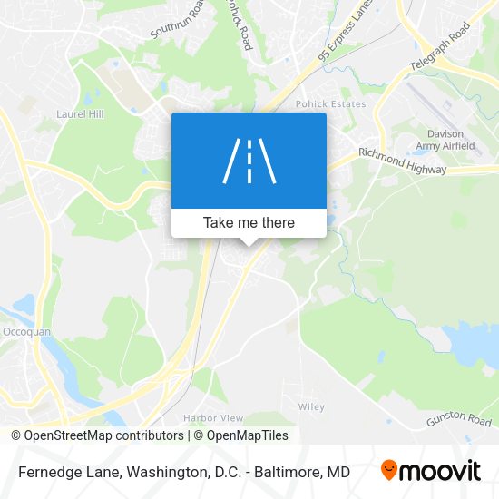 Mapa de Fernedge Lane