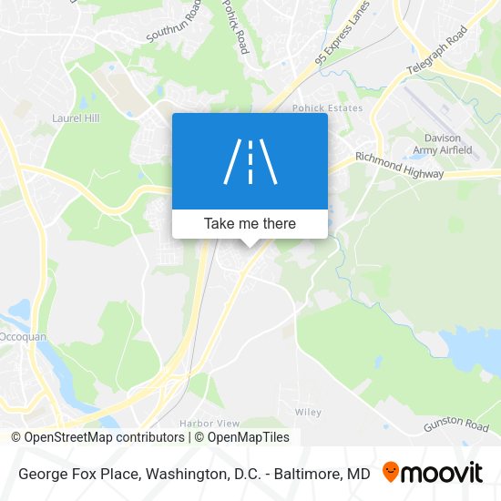 Mapa de George Fox Place