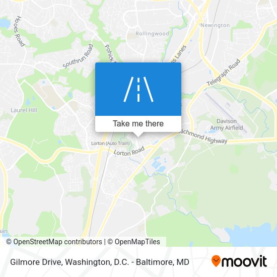 Gilmore Drive map