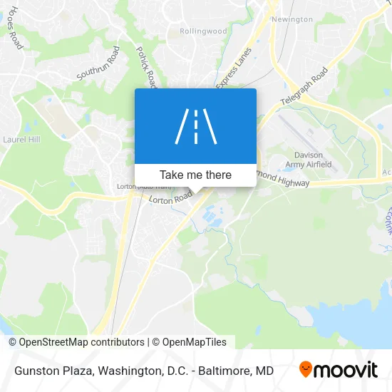 Gunston Plaza map