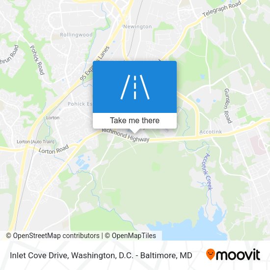 Mapa de Inlet Cove Drive