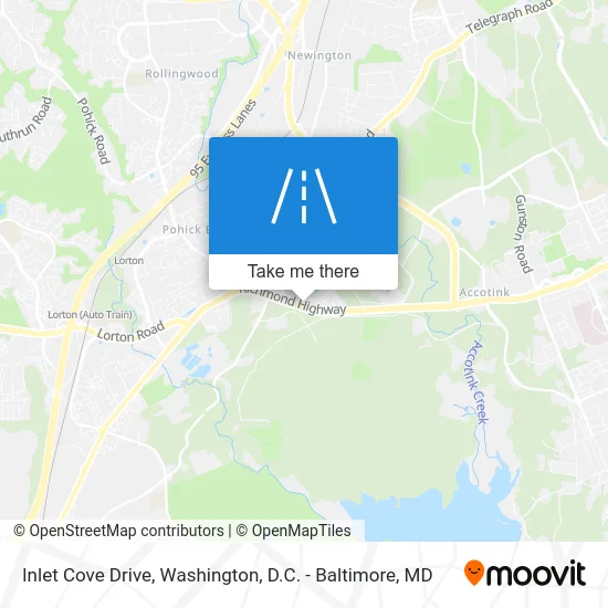 Inlet Cove Drive map