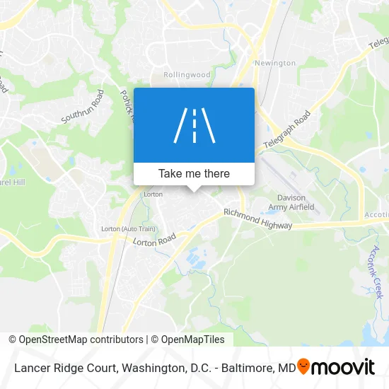 Lancer Ridge Court map