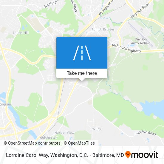 Lorraine Carol Way map