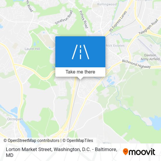 Lorton Market Street map