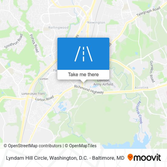 Mapa de Lyndam Hill Circle