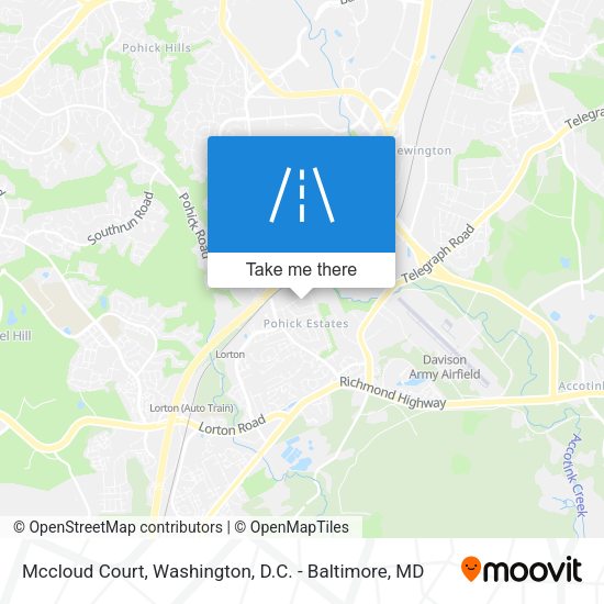 Mccloud Court map