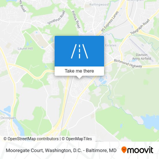 Mapa de Mooregate Court