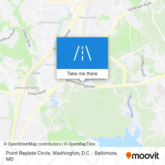 Point Replete Circle map
