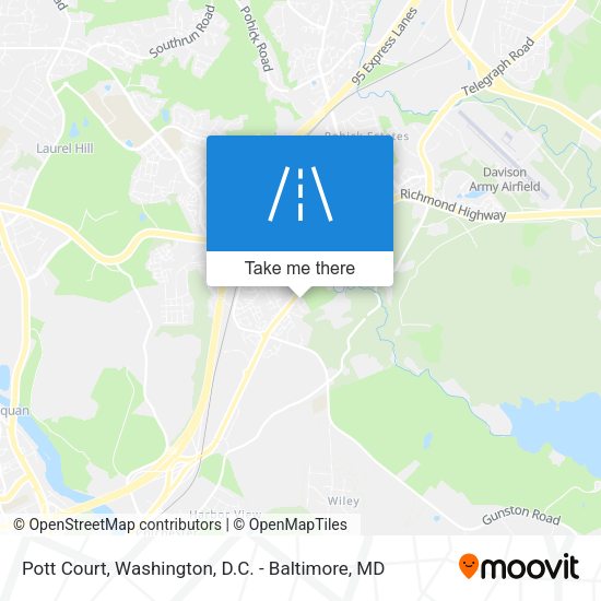 Pott Court map