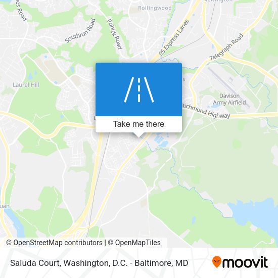 Saluda Court map