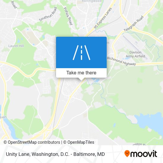 Unity Lane map