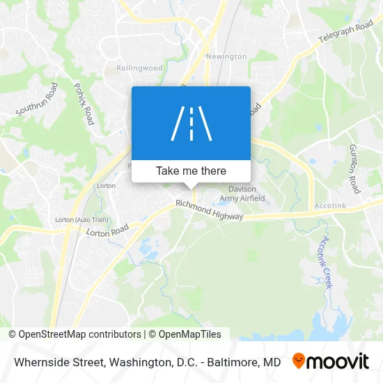 Whernside Street map