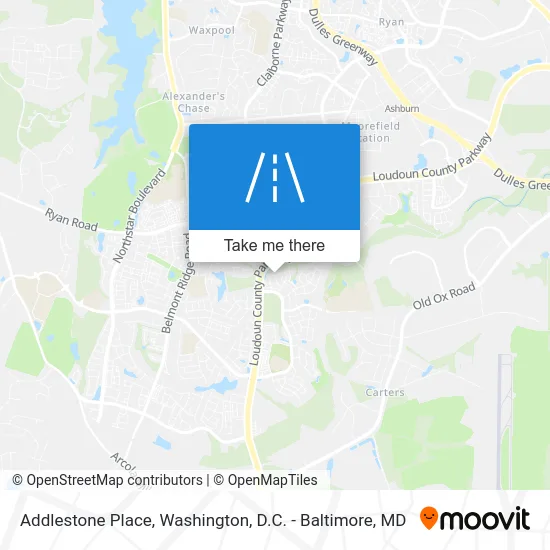 Addlestone Place map