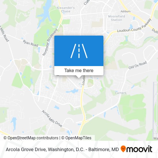 Mapa de Arcola Grove Drive