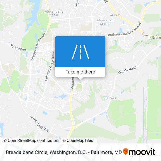Mapa de Breadalbane Circle