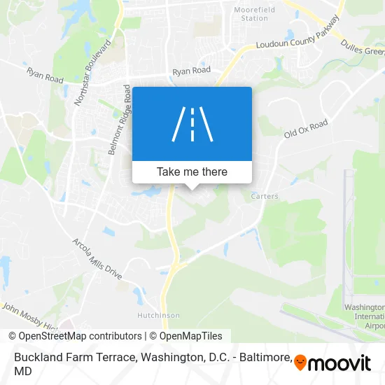 Buckland Farm Terrace map