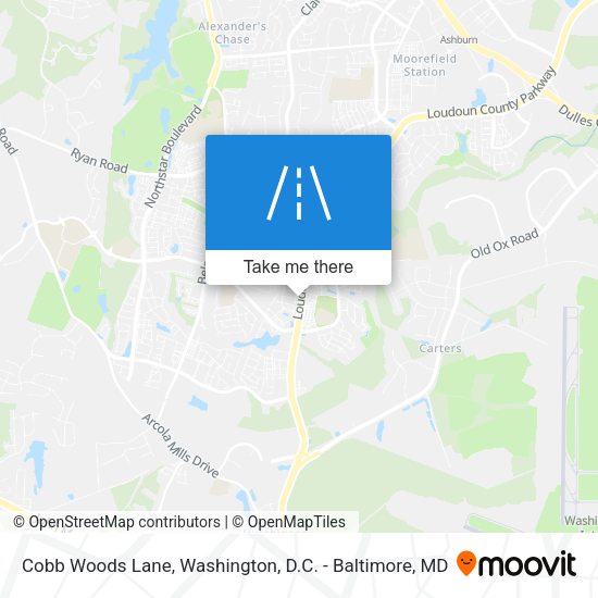 Cobb Woods Lane map