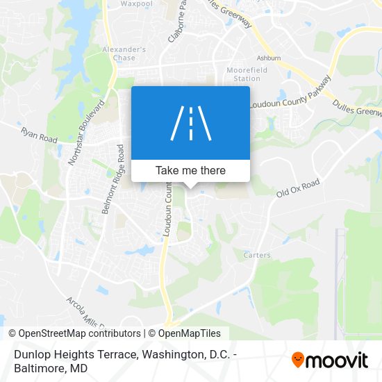 Mapa de Dunlop Heights Terrace