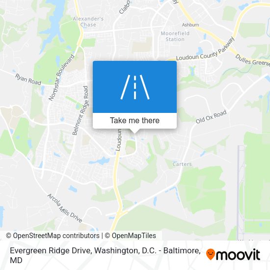 Evergreen Ridge Drive map