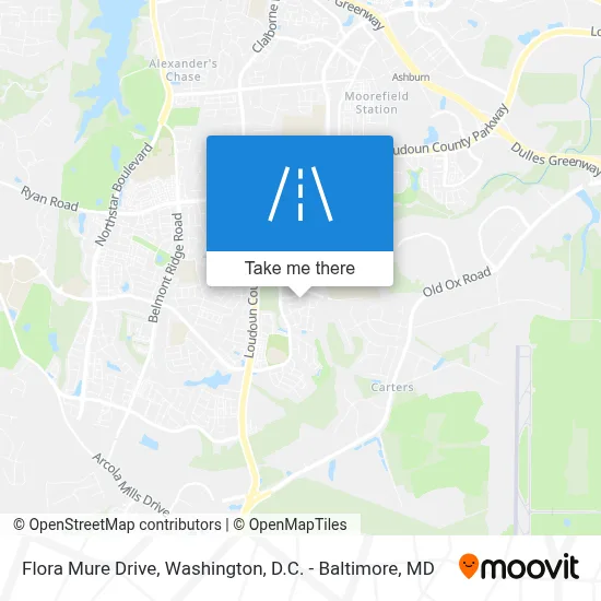 Flora Mure Drive map