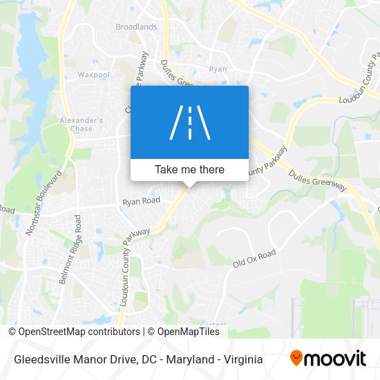 Mapa de Gleedsville Manor Drive