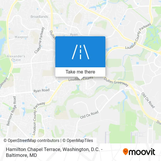 Hamilton Chapel Terrace map