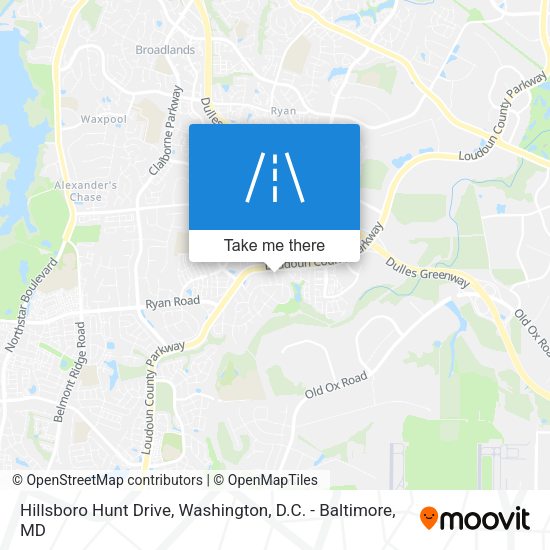 Hillsboro Hunt Drive map