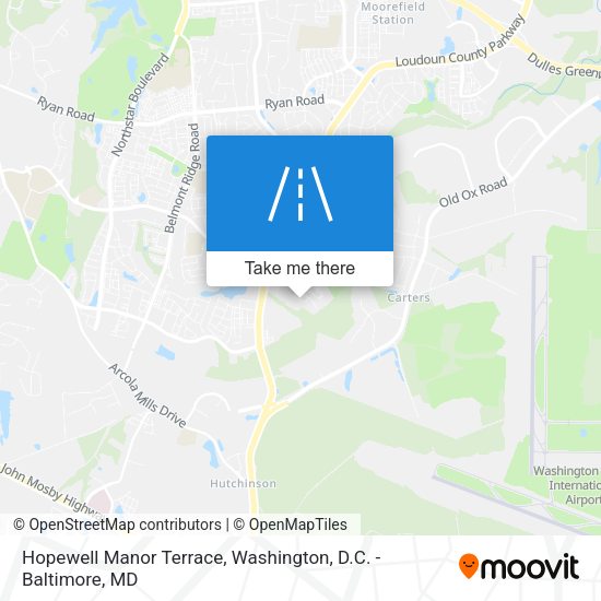 Hopewell Manor Terrace map