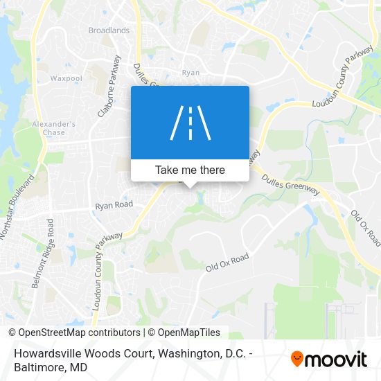 Mapa de Howardsville Woods Court