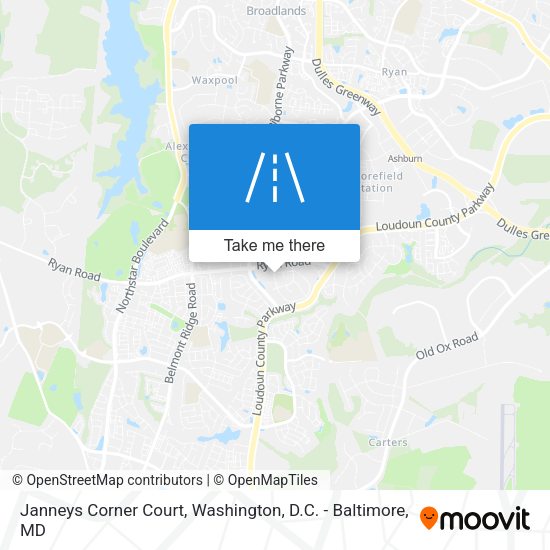 Janneys Corner Court map