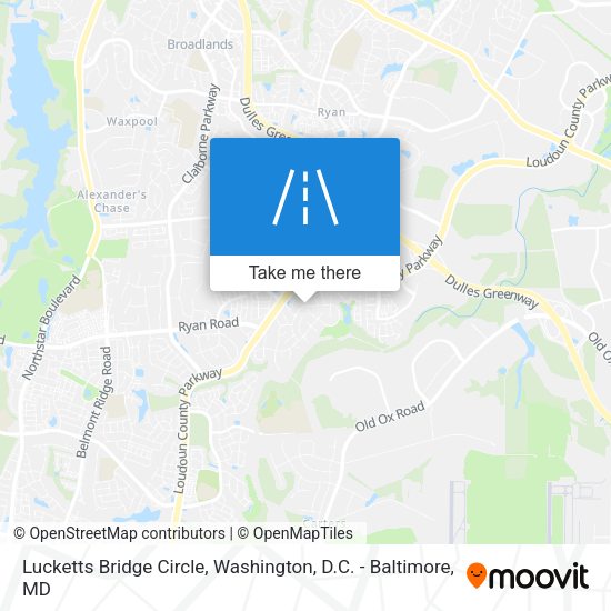 Lucketts Bridge Circle map