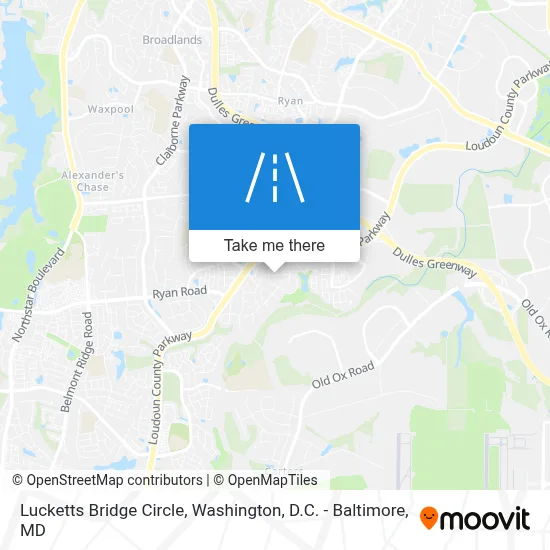 Lucketts Bridge Circle map