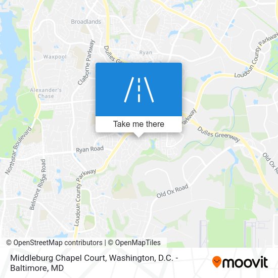 Mapa de Middleburg Chapel Court
