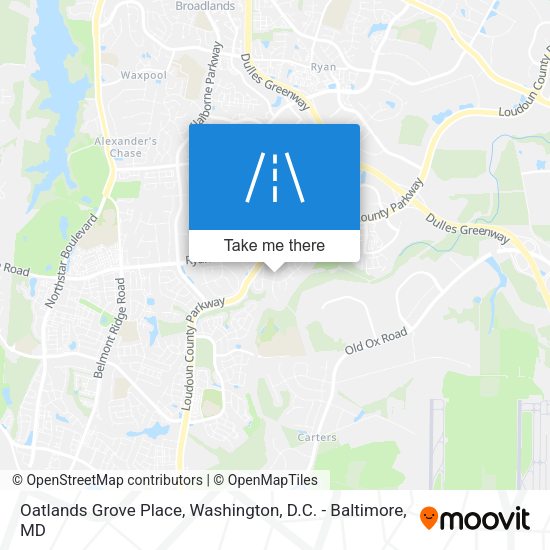 Mapa de Oatlands Grove Place