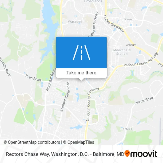 Rectors Chase Way map