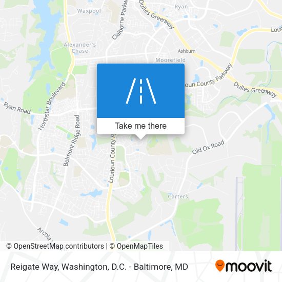 Mapa de Reigate Way
