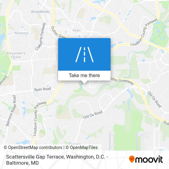 Mapa de Scattersville Gap Terrace